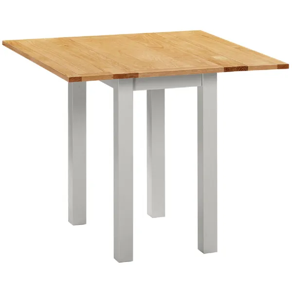 Square Drop Leaf Table (DPT144 MOON GREY)