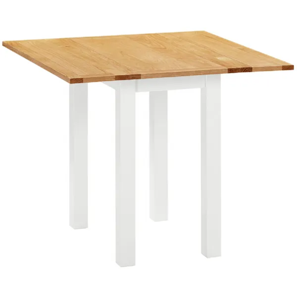Square Drop Leaf Table (DPT144 WHITE)