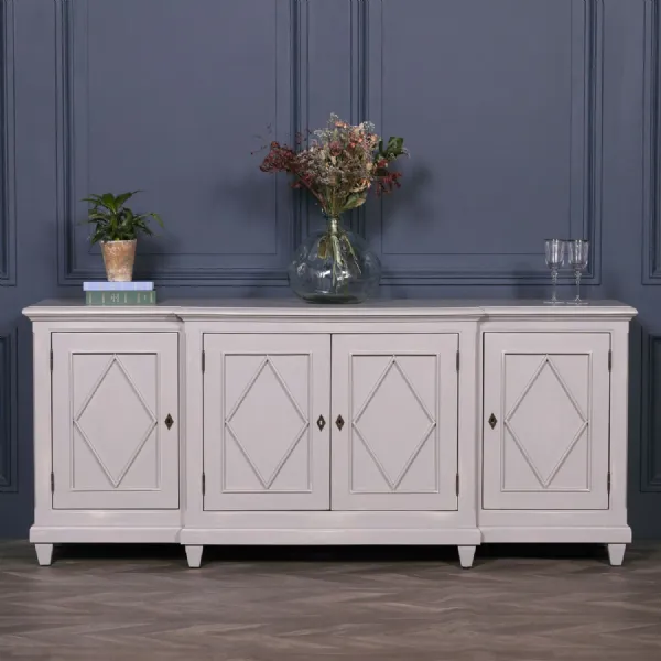 Classical Distressed Sideboard 206cm