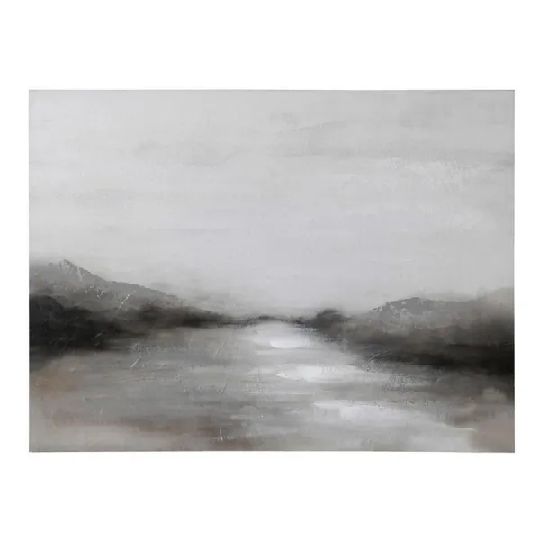 Abstract Lake Painting