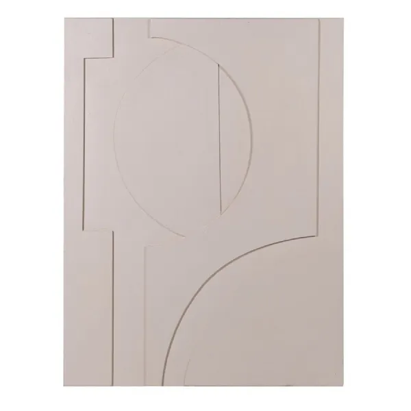 Beige Abstract Canvas