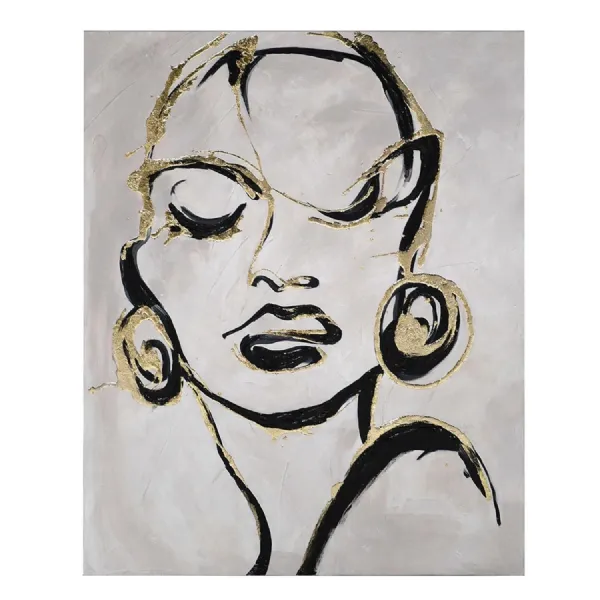 Lady with Gold Earrings Picture