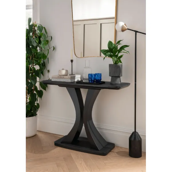 Daiva Console Table Charcoal
