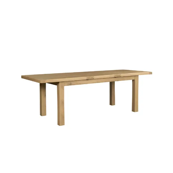 Oak Wooden Large Extending Dining Table 180 to 240cm