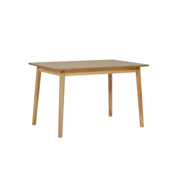 Natural Oak Small Rectangular Dining Table 120cm