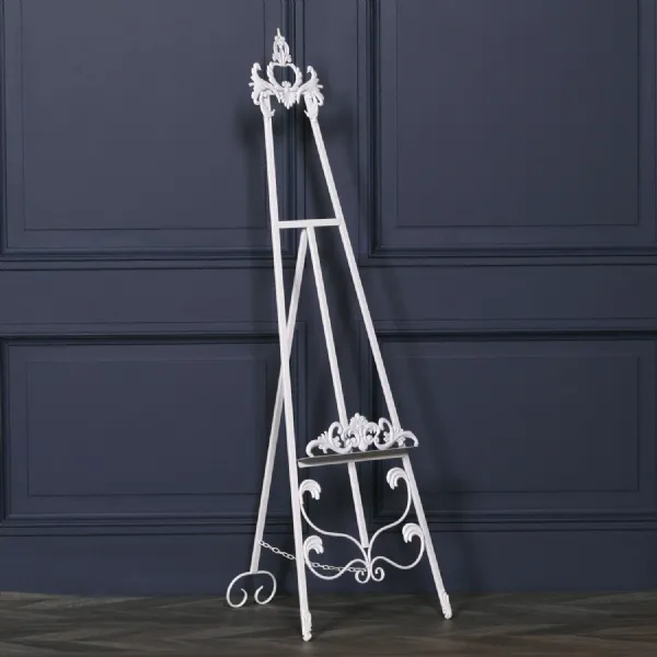 White Metal Easel 165cm
