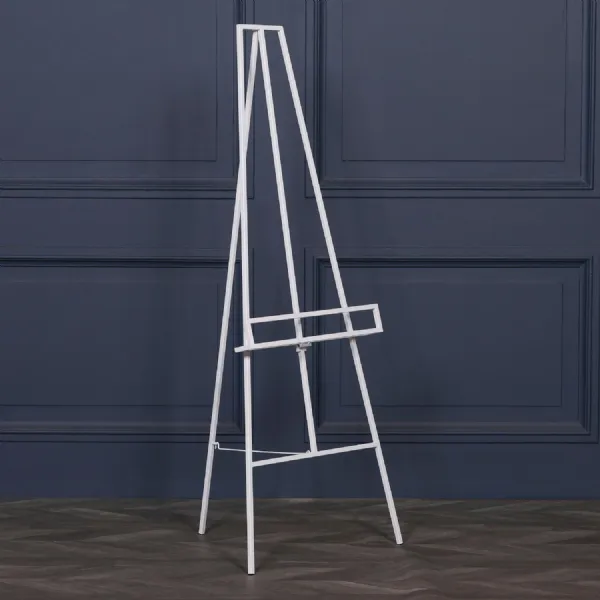 White Metal Easel