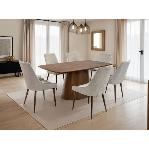 EMORY 1.8m DINING TABLE CHESTNUT OAK VENEER