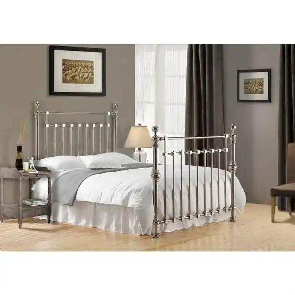 Teddy Chrome Nickel Bed Frames