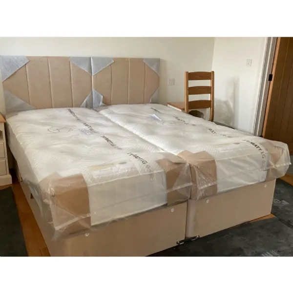 1400 Pocket Spring 2ft 6 Zip and Link Mattresses with Edgemaster Springs