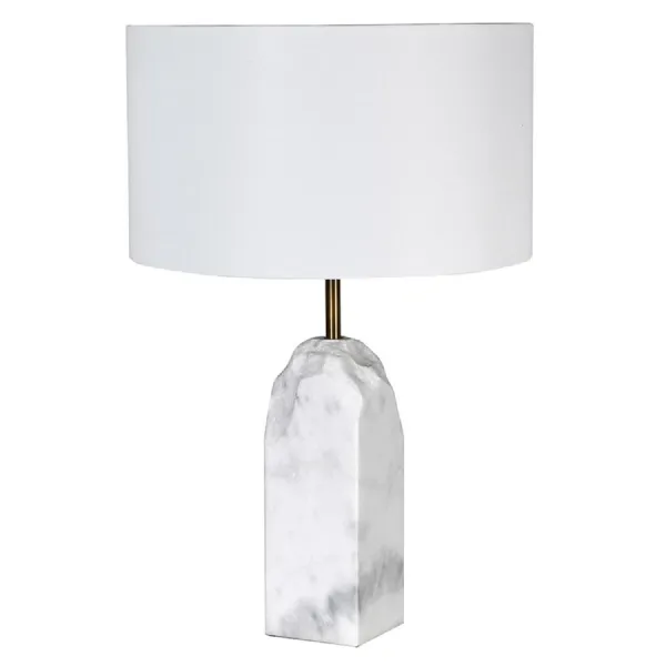 Rock Marble Table Lamp with Shade