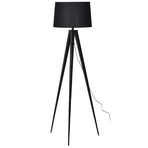 Matt Black Tripod Floor Lamp