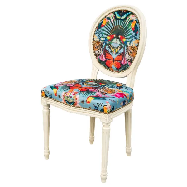 Myrtle and Mary Paradise Lost Epoque Fabric Dining Chair