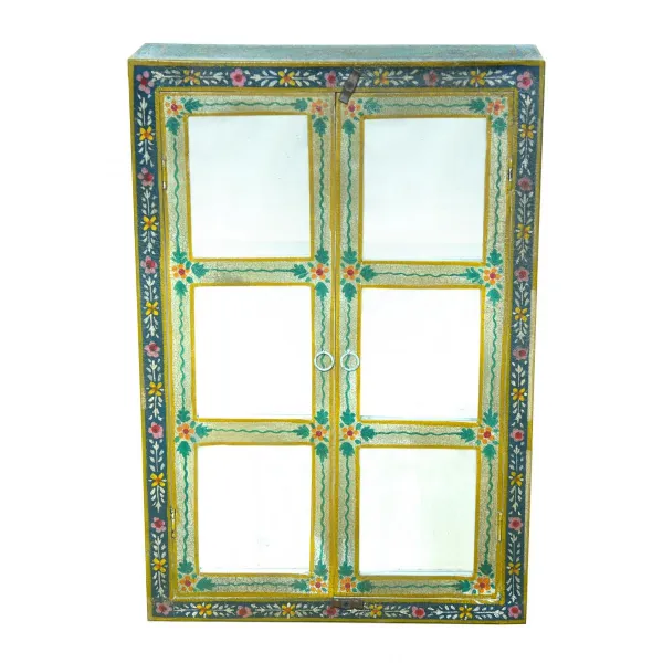 Hand Painted 2 Door Cabinet