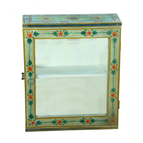 Hand Painted 1 Door Cabinet