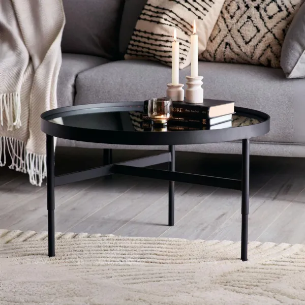 Franki Mirror Glass Coffee Table