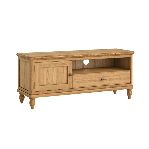 Oak 1 Door 1 Drawer TV Media Entertainment Unit
