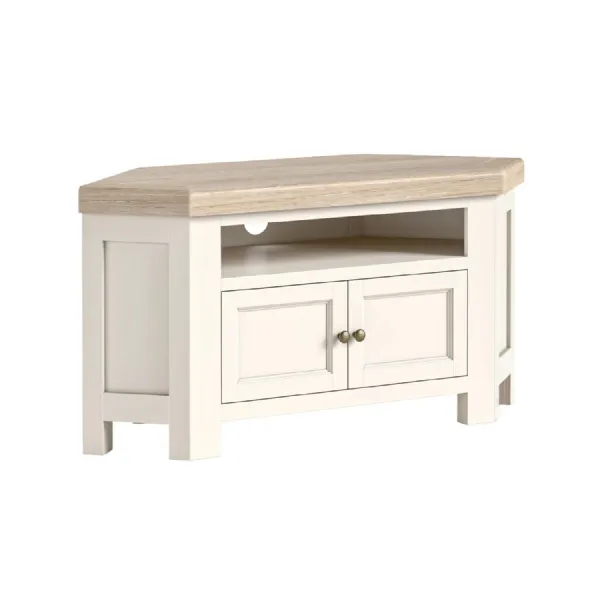 Corner TV Unit Coconut Milk