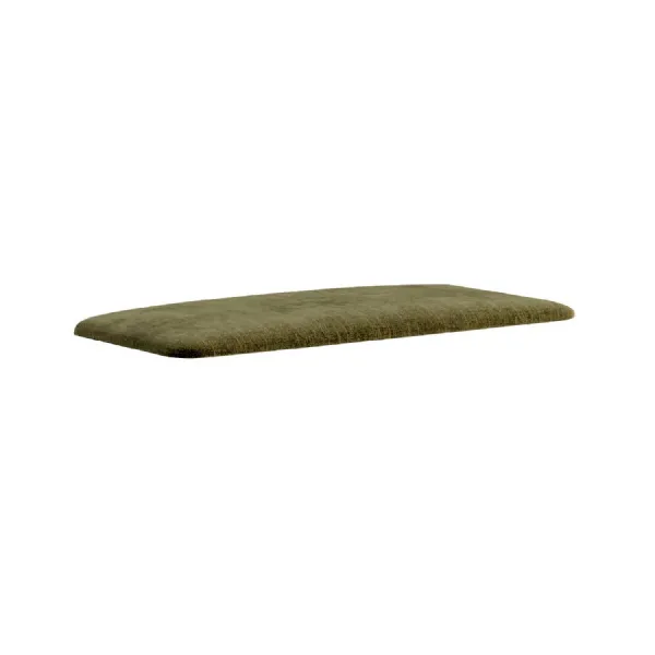 Green Fabric Storage Bench Cushion