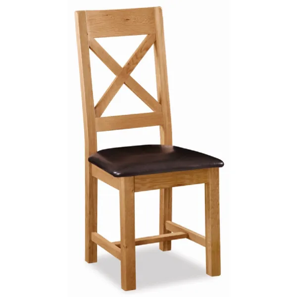 CROSS BAR CHAIR WITH PU SEAT