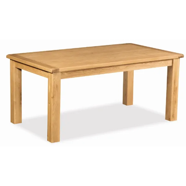 Rustic Waxed Oak Dining Table 150cm