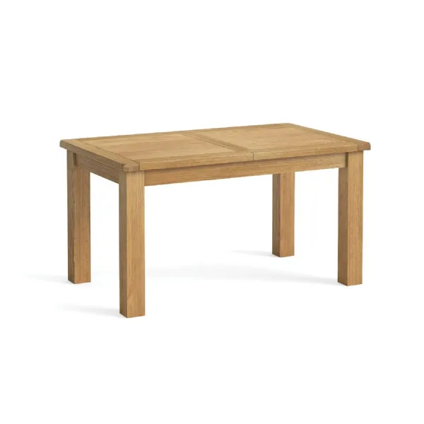 Rustic Oak Large Extending Dining Table 150 to 200cm