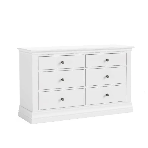 Chest 6 Drawer White