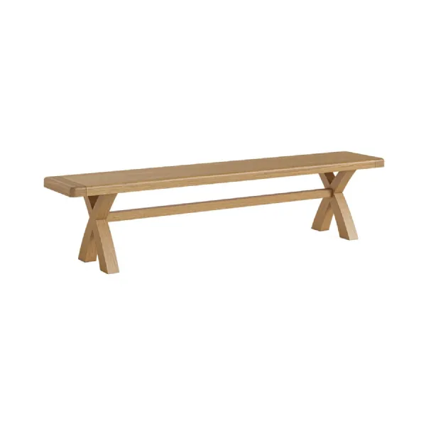 Oak Large Cross Bench without Cushion