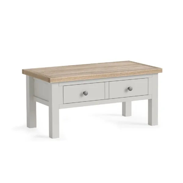 COFFEE TABLE WITH DRAWER ONLY Light Grey