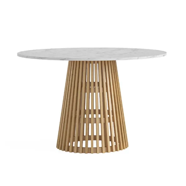 ROUND DINING TABLE 1200 Top NATURAL