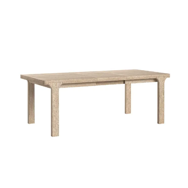 Sandblasted Oak Large Extending Dining Table 165 to 215cm