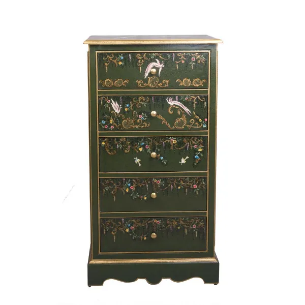 Green Fountain Design 5 Drawer Cabinet