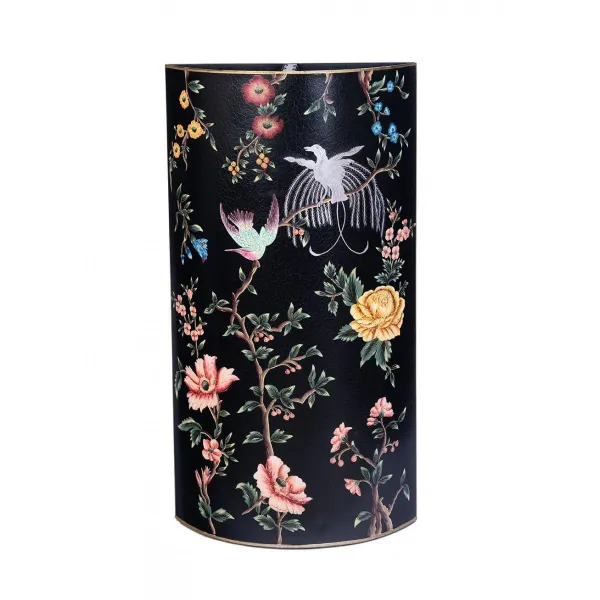 Black Lyre Bird Design Umbrella Stand