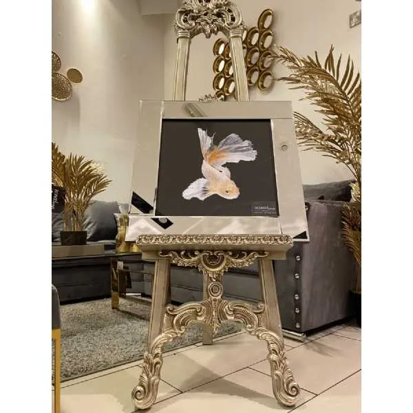 Goldfish Swim Wall Art Mirror Frame