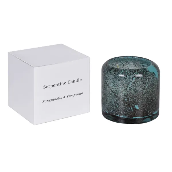 Handblown Glass Candle