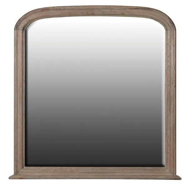 Reclaimed Arched Top Over Mantel Mirror
