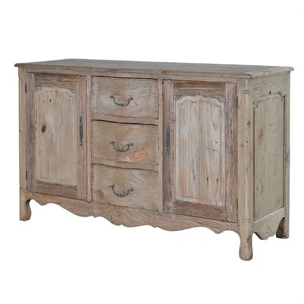 Reclaimed Pine 3 Drawer Sideboard