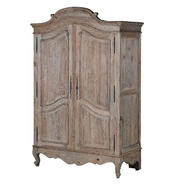 Old Reclaimed Pine 2 Door Wardrobe