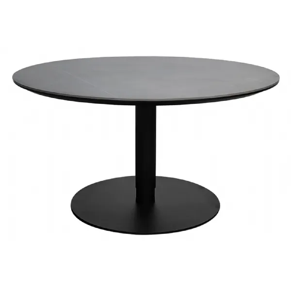Grey Stone Gas Lift Round Adjustable Coffee Bistro Table