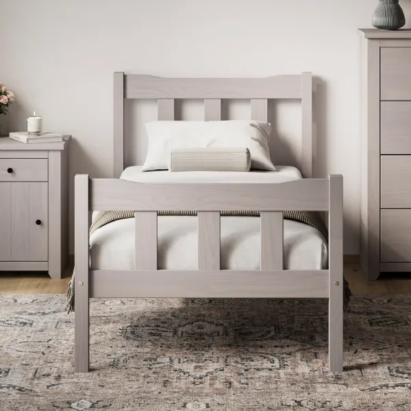 Havana Grey Single Bed