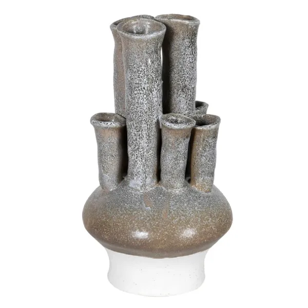 Multi Tube Ceramic Vase