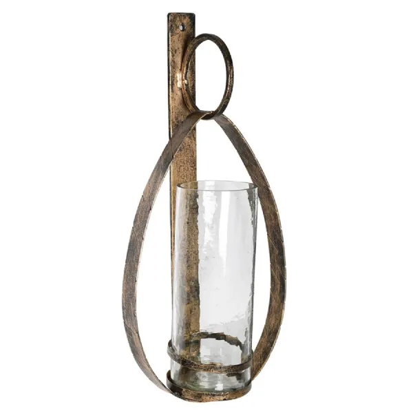 Hammered Drop Wall Sconce