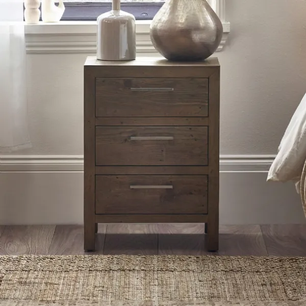 Heritage 3 Drawer Bedside