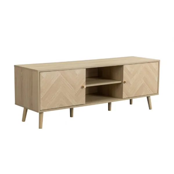 Herringford Large TV Unit Oak