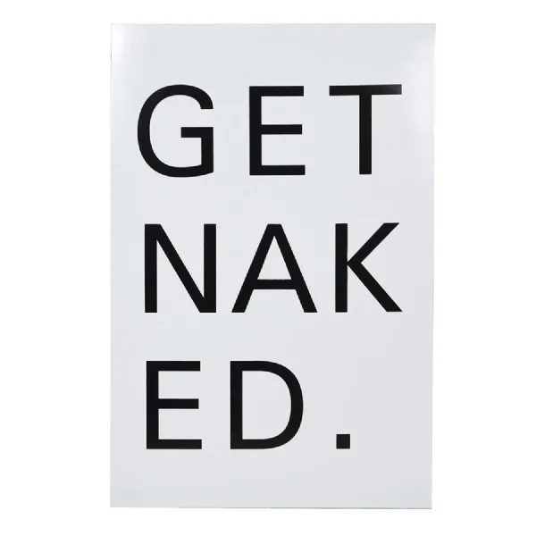 Get Naked Enamel Plaque