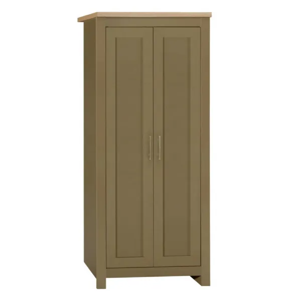 Highgate 2 Door Wardrobe Olive & Oak Effect