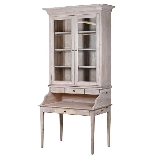Imperial 2 Drawer 2 Door Desk with Cabinet