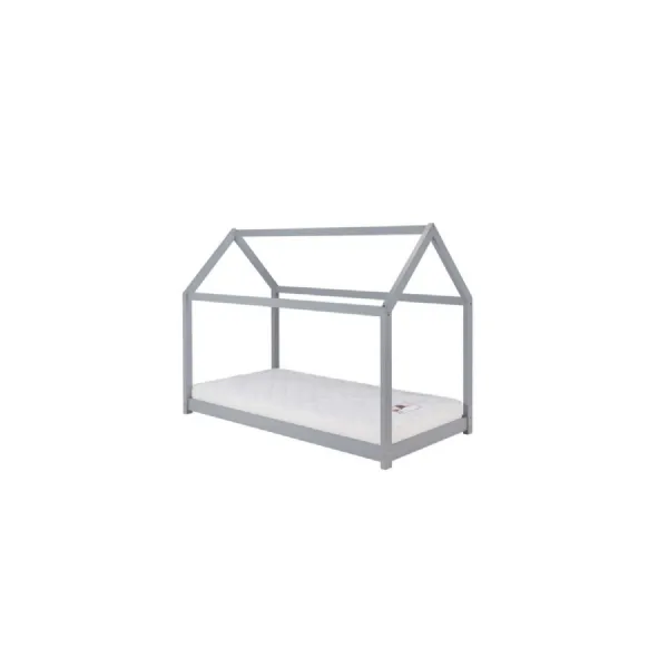 90cm House Bed Grey