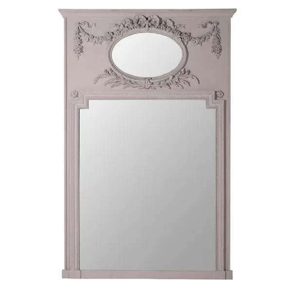 Antique Taupe Wall Mirror
