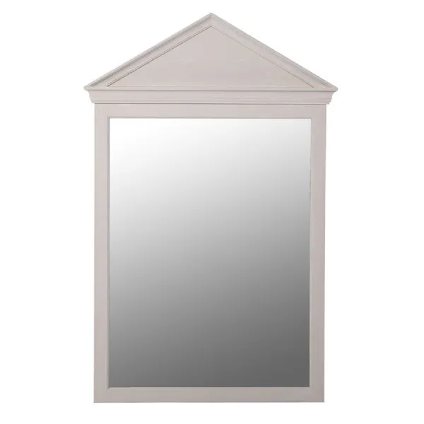 Cream Arch Top Mirror